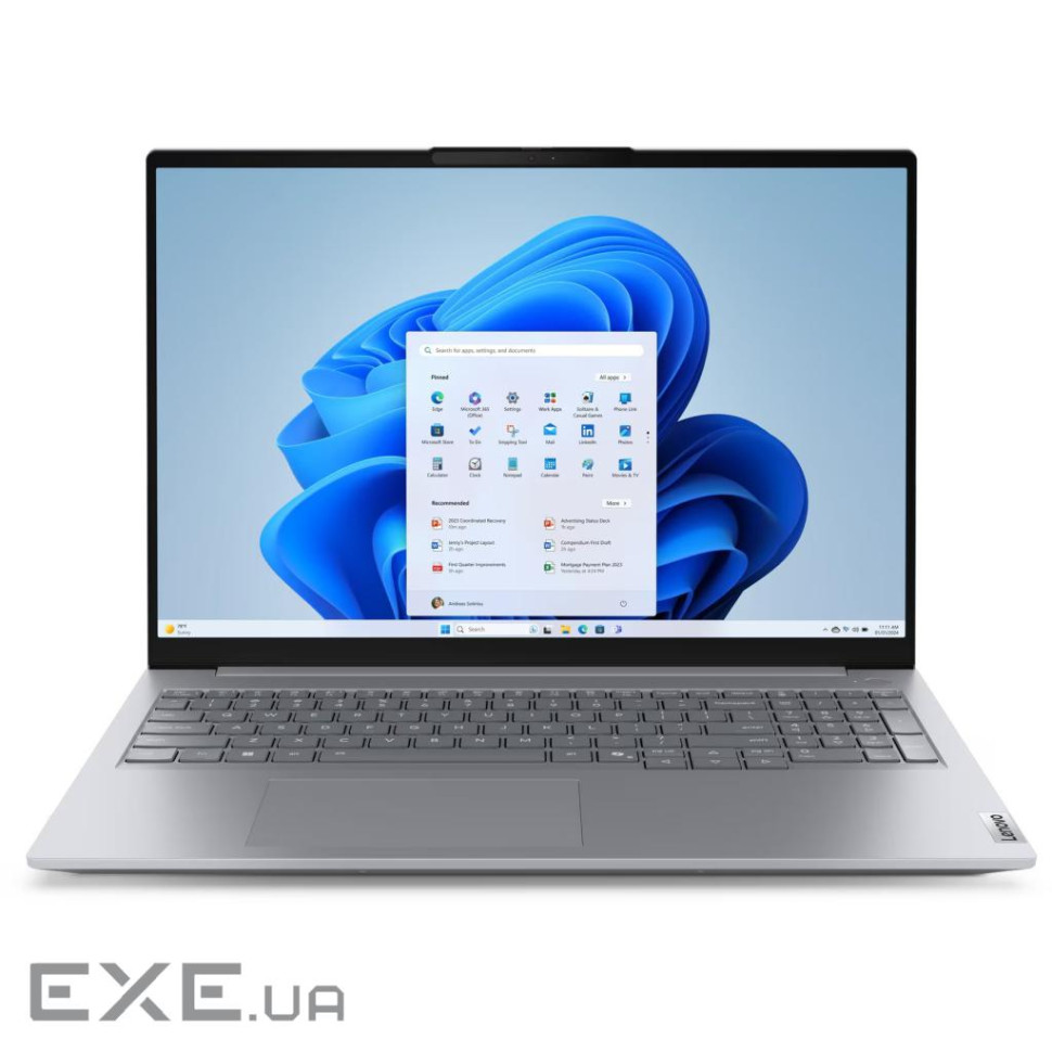 ноутбук 16FM/U7-255H/32/1TB SSD/Intel Arc/W11P/F/B L/Arctic grey LENOVO ThinkBook 16 G8 (21SK007RRA)