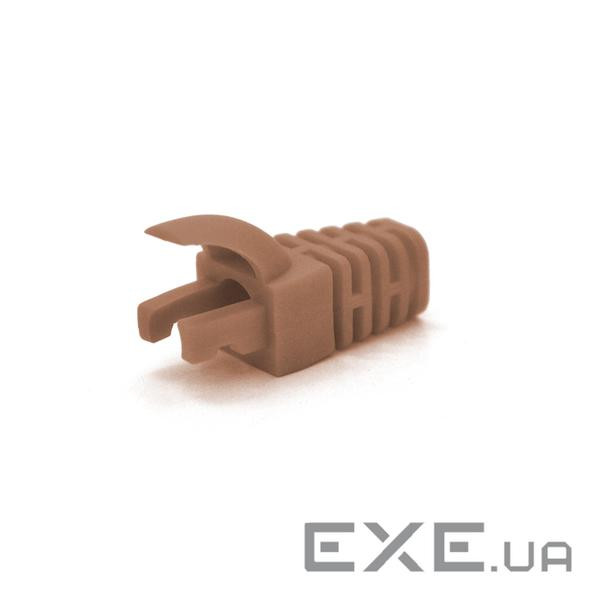 Ковпачок ізолюючий RJ-45 Brown Cat.5 / Cat.6 (100 шт / уп.) Q100 (14703 Brown) .) Q100 (14703 Brown)