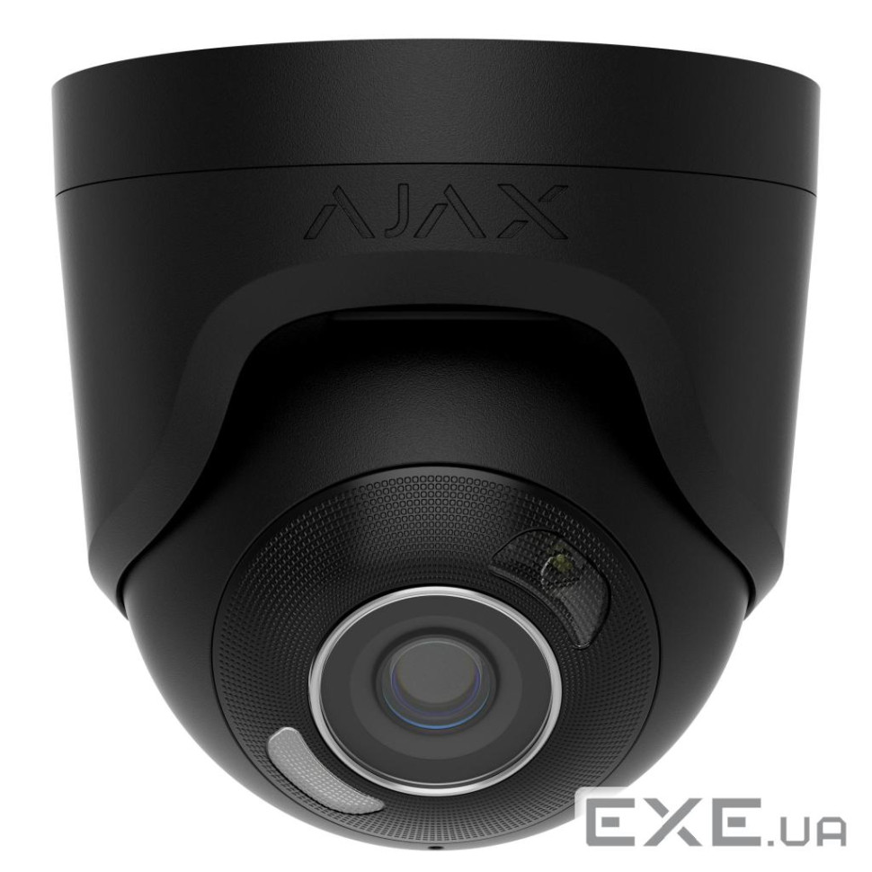 IP видеокамера Ajax TurretCam HL (8 Mp/2.8 mm) black