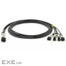 Кабель QSFP to 4*SFP+ 40G 5M (DAC-QSFP-4SFP+-5M)