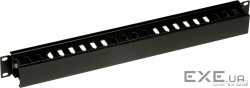 Kабельній організатор 1U односторонній, пластиковий 40x40 DP-VP-K01-H