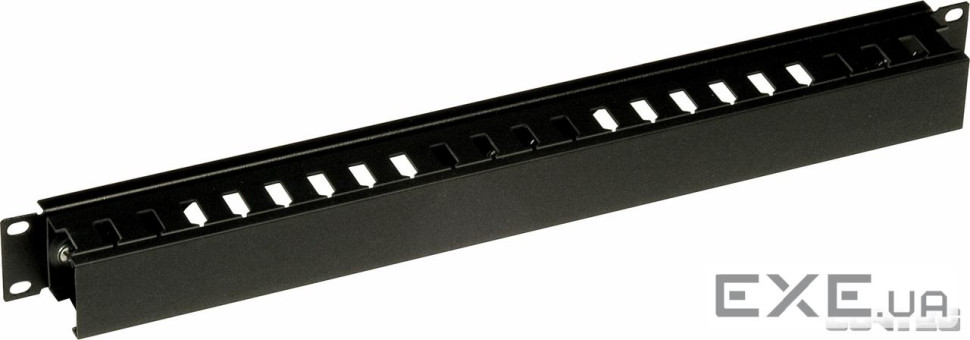 Kабельній організатор 1U односторонній, пластиковий 40x40 DP-VP-K01-H