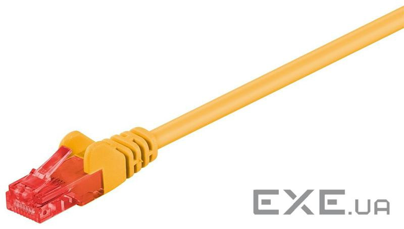 Патч-корд неекранованій RJ45 UTP6 2.0m,patch AWG24 D=5.8mm Gold Protect,жовтий (75.06.8453-10)