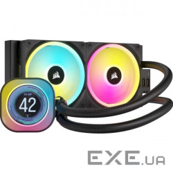 Water cooling system CORSAIR iCUE Link H100i LCD RGB Black (CW-9061007-WW)