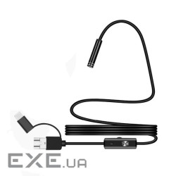2 in 1 MicroUSB / PC HD эндоскоп, мягкий дріт, 2м (YT-En-2SW 2м) )