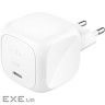 Зарядний пристрій Belkin USB-C PD65W GaN PPS white (WCA011KQWH)