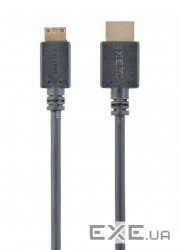 Кабель мультимедійний HDMI M to HDMI mini M 3.0m Cablexpert (CC-HDMI4C-10)