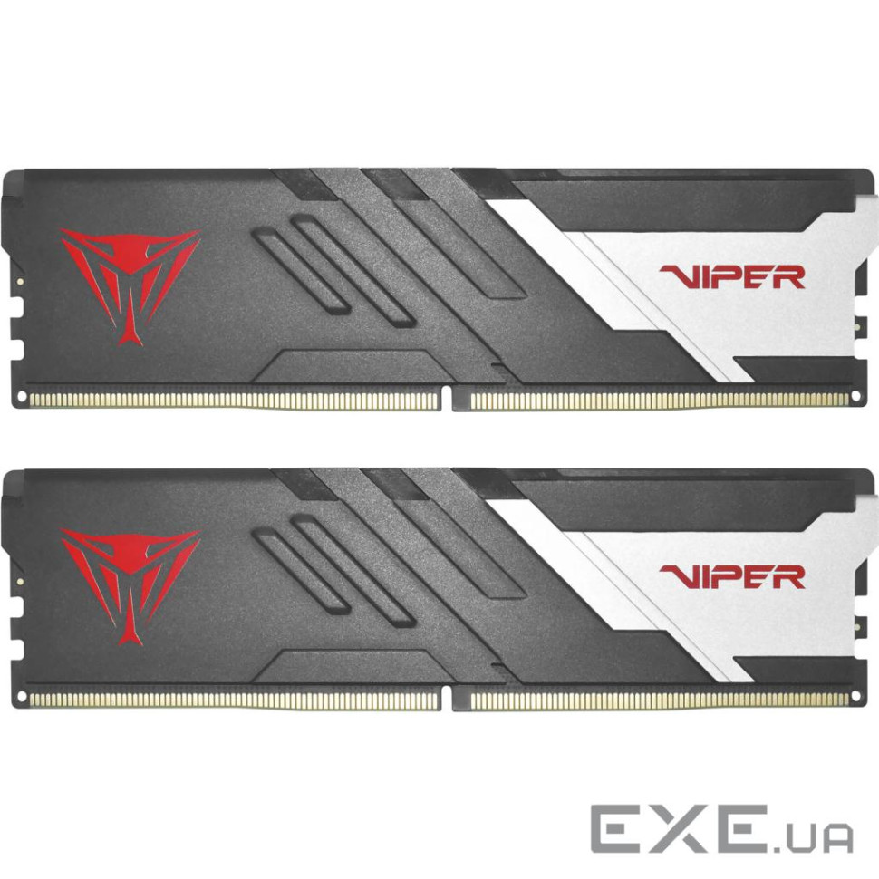 Пам'ять 16Gb x 2 (32Gb Kit) DDR5, 6000 MHz, Patriot Venom, Black, 30-40-40-76, 1.35V (PVV532G600C30K)