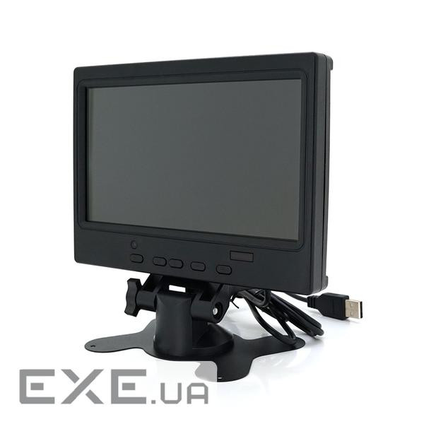 Монітор для відеоспостереження 7"(16：9) панель IPS, AV / VGA / HDMI роз&apo (N70-A06IPSTCH) &apo (N70-A06IPSTCH)