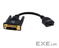 Адаптер KRAMER DVI-HDMI 0.3м Black (ADC-DM/HF)