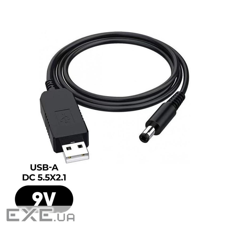 Кабель живлення ArmorStandart USB-DC 5.5x2.1 9V 0.8 м (ARM65662)