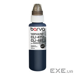 Чорнило Barva Canon CLI-471/CLI-481 100 мл, special, black (C471-553e)