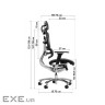Офісне крісло GT Racer X-801A Black (X-801A Black (W-21))
