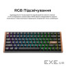 Клавіатура бездротова Keychron K2 HE Magnetic Switch Black RGB (K2H-F1-UA)