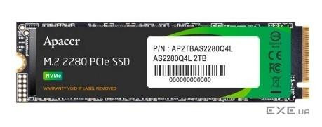 Накопичувач SSD M.2 2280 2TB Apacer (AP2TBAS2280Q4X-1)