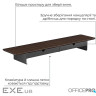 Настільна підставка для монітора OfficePro MR164DW Dark Wood/Black