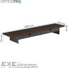 Настільна підставка для монітора OfficePro MR164DW Dark Wood/Black
