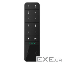 Беспроводная клавиатура Ajax KeyPad Outdoor Jeweller (8EU) ASP black