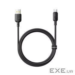 Кабель Baseus Silky USB - USB Type-C (M/M), 2.4A, 1 м Black (6932172668747)