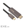 Кабель CABLETIME Type-C - HDMI 8K USB-C - HDMI 2м Black (CA914258)