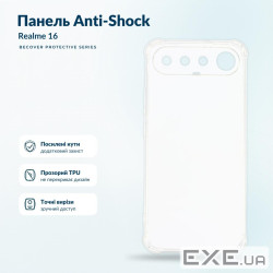 Чохол до мобільного телефона BeCover Anti-Shock Realme 16 Clear (716087)
