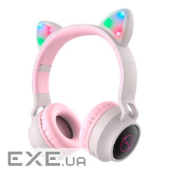 Бездротові навушники Bluetooth HOCO W27, Pink / Gray, Box (W27 / PG) Bluetooth HOCO W27, Pink / Gray, Box (W27 / PG)