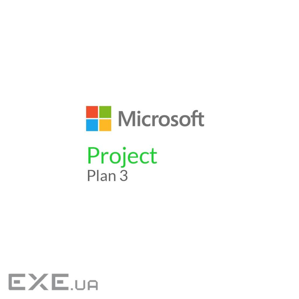 Офісний додаток Microsoft Planner and Project Plan 3 P1Y Annual License (CFQ7TTC0HDB0_0002_P1Y_A)