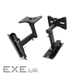 Кронштейн-Полиця для ТV 14''-27'', до 10 кг, поворотна , Black, Box (SPS-502B)