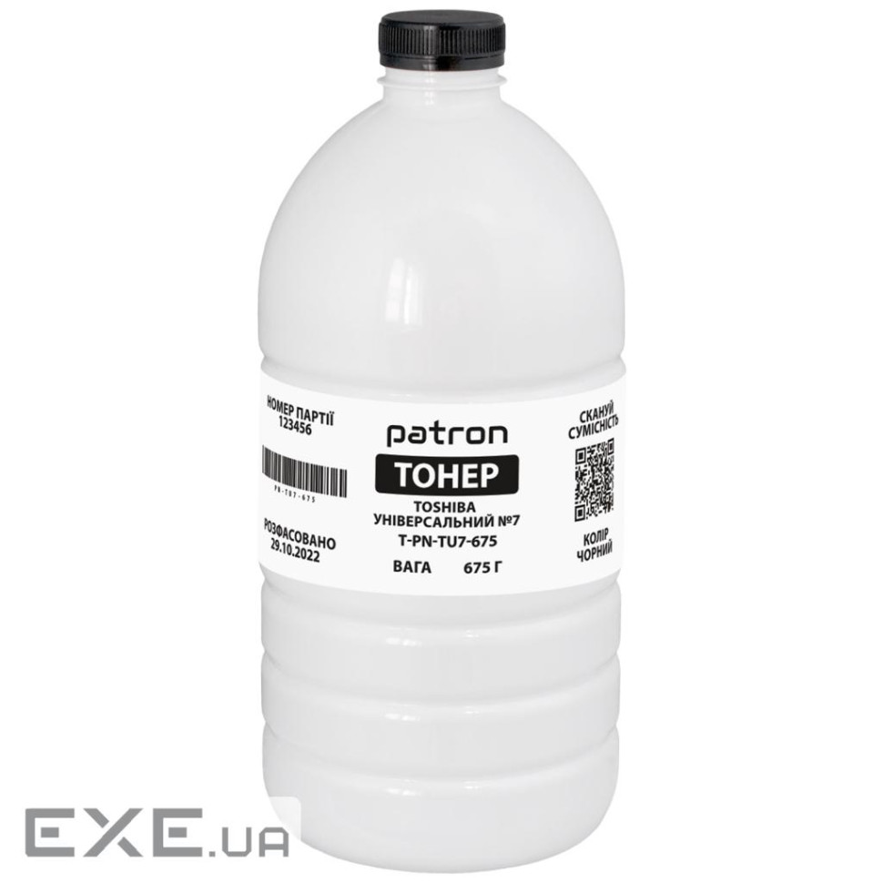 Тонер Toshiba universal 7, 675 г Patron (PN-TU7-675)