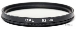 Світлофільтр PowerPlant CPL 52 мм (CPLF52)