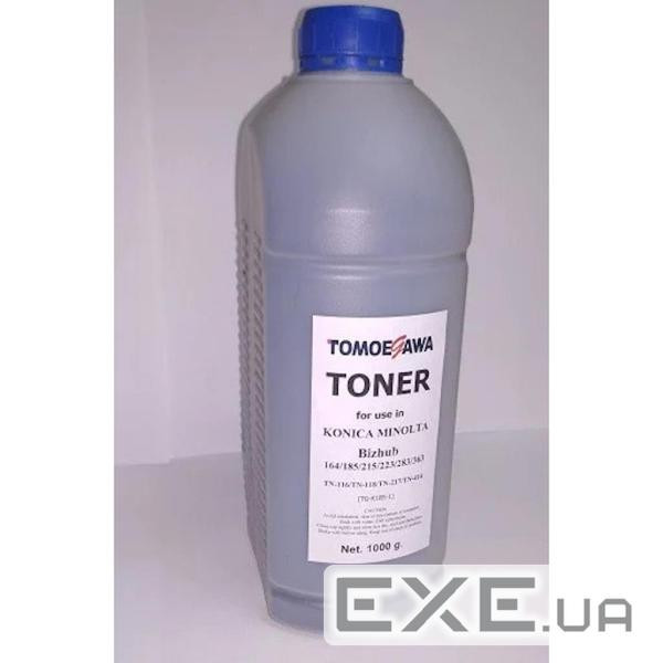 Тонер KONICA-MINOLTA TN-116/TN-118/TN-217/TN-414, 1000г Tomoegawa (TG-K185-1)