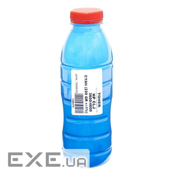 Тонер HP CLJ 4600/4650, Canon LBP-2510/5500, 220г Cyan AHK (1500970)