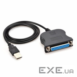 Кабель / перехідник USB LPT IEEE 1284 25 pin, 1.5m, Blister (IEEE-1284 1,5м) )