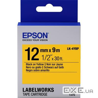 Стрічка для принтера етикеток Epson LK4YBP (C53S654008)