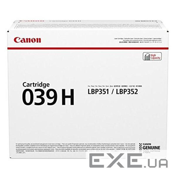 Тонер Canon 039H Black (0288C001)