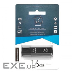 Flash drive USB 16GB T&G 121 Vega Series Black (TG121-16GBBK)