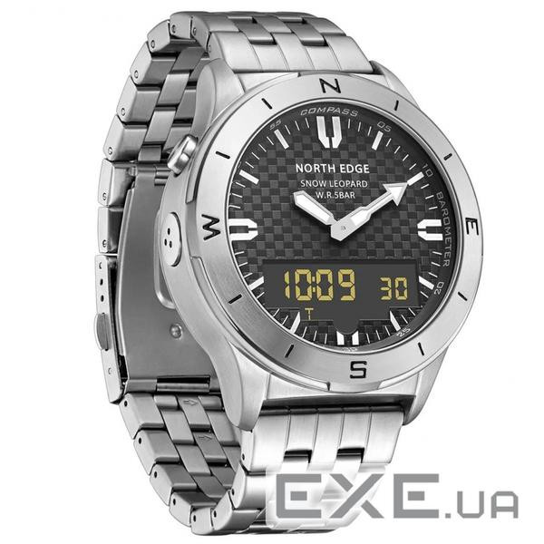 Цифровий Годинник NORTH EDGE Snow Leopard silver (38268 silver)