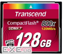 Карта пам'яті Transcend CF 128GB (800X) (TS128GCF800)