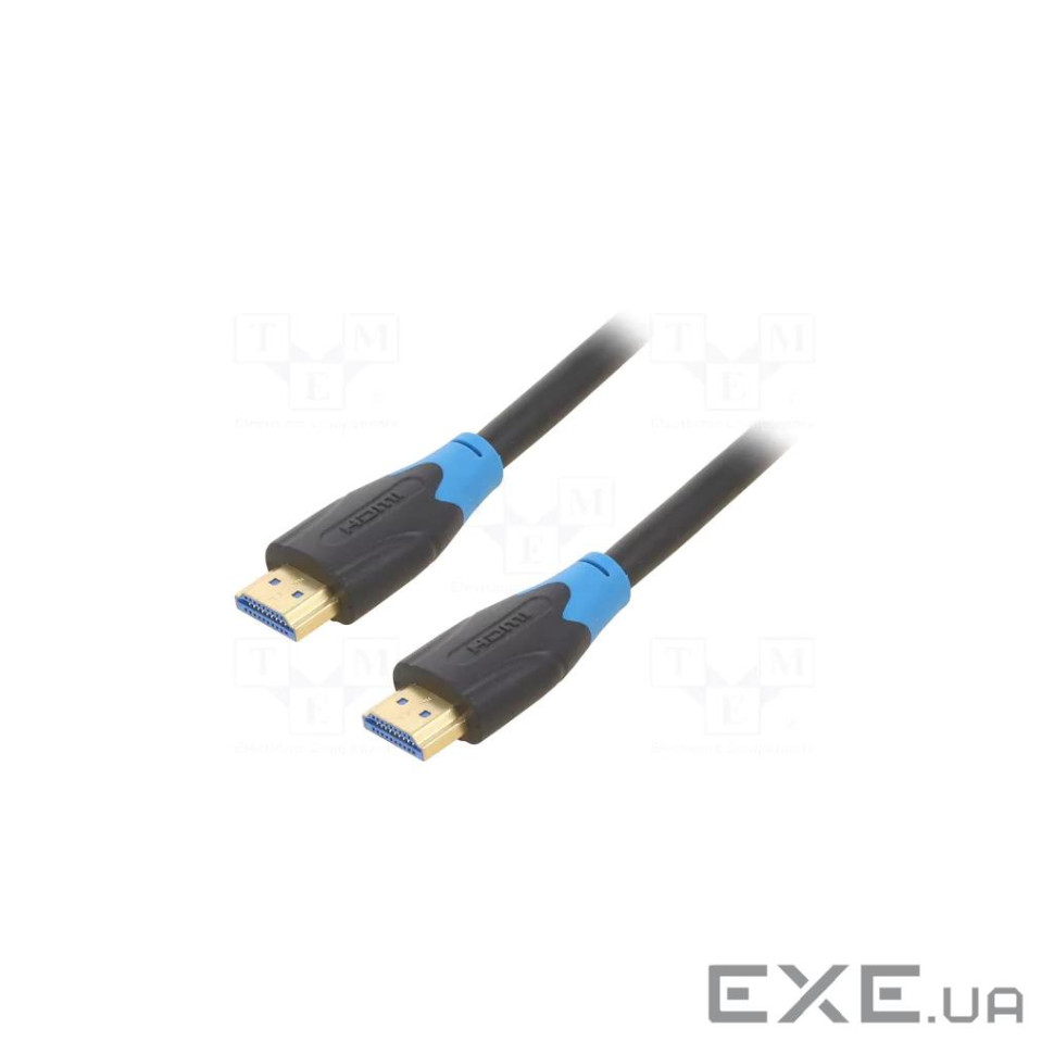 Кабель мультимедійний HDMI M to HDMI M 1.0m 4K60Hz black Vention (AAGBF)
