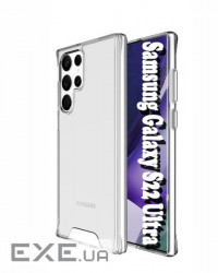 Чохол-накладка BeCover Space Case для Samsung Galaxy S22 Ultra SM-S908 Transparancy (708256)
