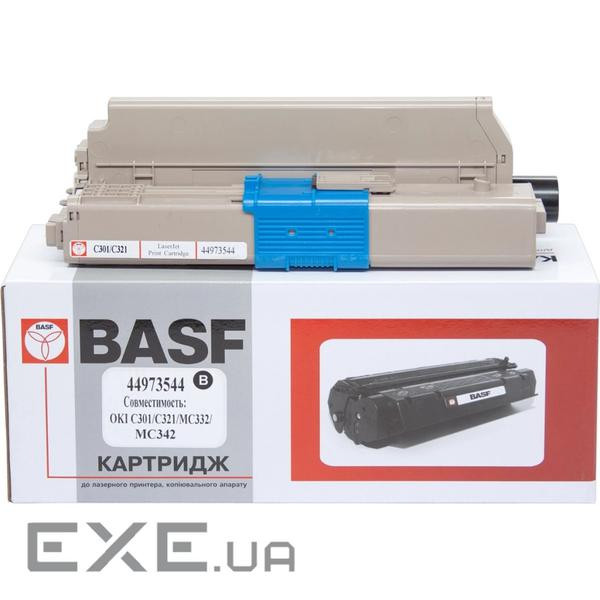 Тонер-картридж BASF OKI C301/C321/MC332/MC342/ 44973544 Black (KT-44973544) (BASF-KT-44973544)