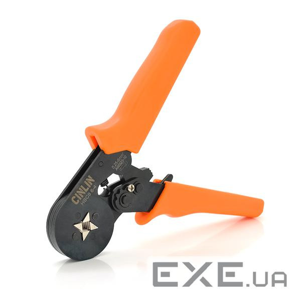 Кримпер CINLINELE HCS8 6-4 для обтиску кабельного наконечника , 0.25-6mm2, Orange
