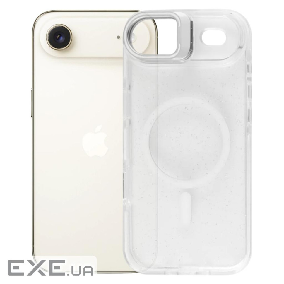 Чохол до мобільного телефона BeCover FIBRA Star Shine MagSafe Apple iPhone 17 Air White (715424)