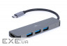 Концентратор Cablexpert USB-C 2-in-1 (A-CM-COMBO2-01)