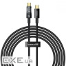 Кабель Baseus Explorer Series Auto Power-Off Type-C to Type-C 100W (1m) black (P10319703111-00)