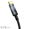 Кабель Baseus Explorer Series Auto Power-Off Type-C to Type-C 100W (1m) black (P10319703111-00)