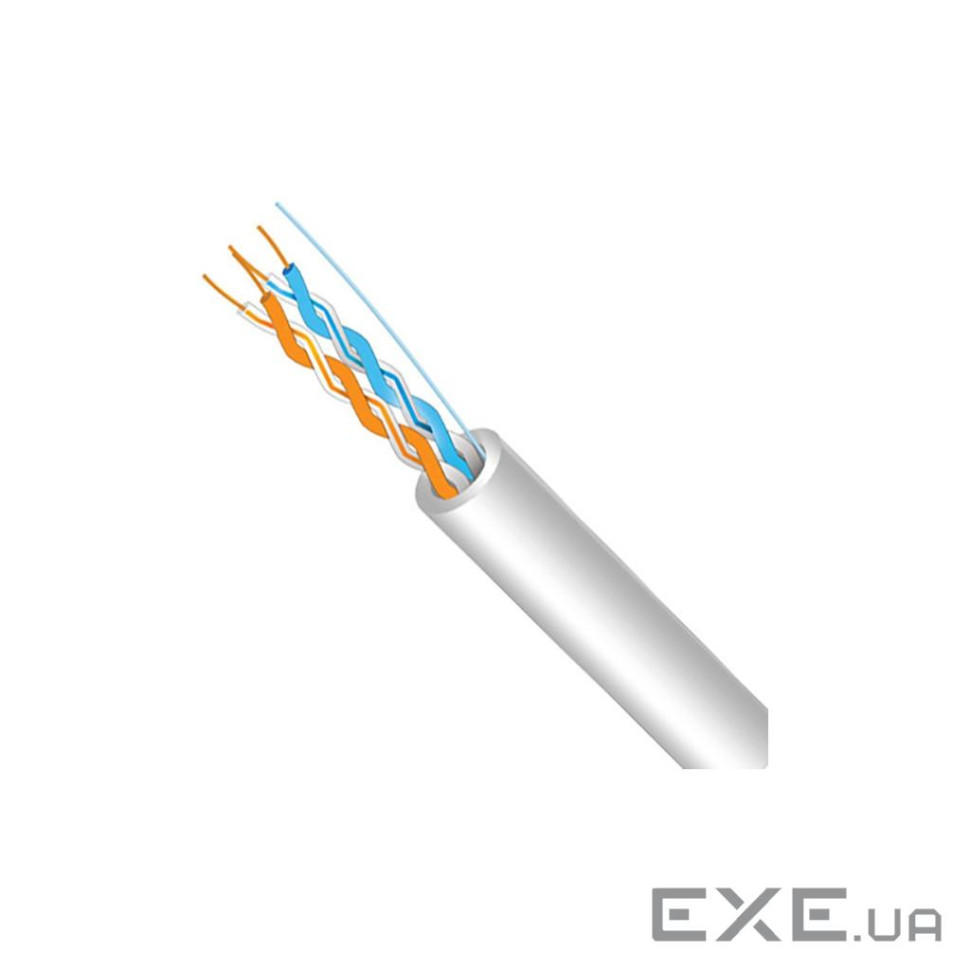 Кабель мережевий FinMark UTP 500м CAT5e 2P 24AWG PVC W Pull Box (053981)