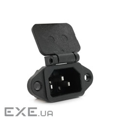 Триконтактний роз&apos,єм AC04 тато з кришкою, 250V, 10A, під викруткову збірку, Q200 (YT-AC04С) )