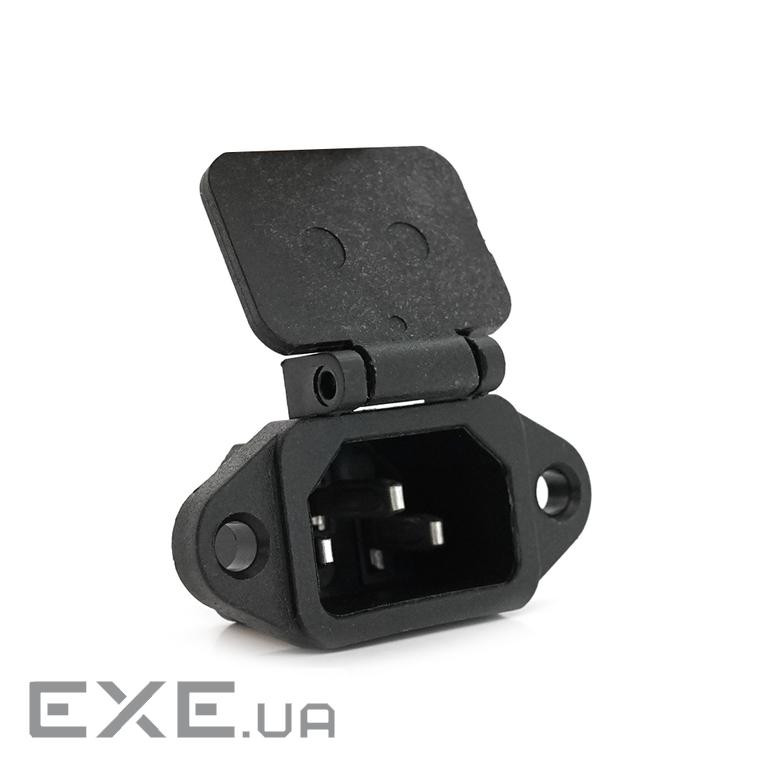 Триконтактний роз&apos,єм AC04 тато з кришкою, 250V, 10A, під викруткову збірку, Q200 (YT-AC04С) )