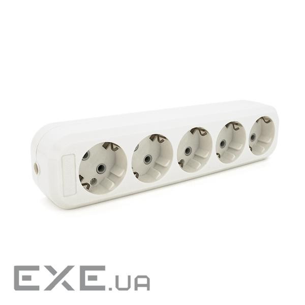 Колодка для подовжувача 5 гнізд з заземленням 16A 250V, Q50 (FM-KFU / 5) 16A 250V, Q50 (FM-KFU / 5)